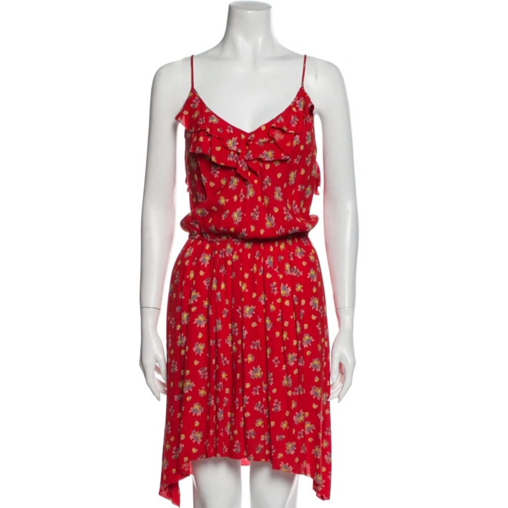 Rebecca Taylor Floral Print Knee- Lenght Dress